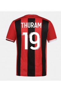 OGC Nice Khephren Thuram #19 Jalkapallovaatteet Kotipaita 2023-24 Lyhythihainen